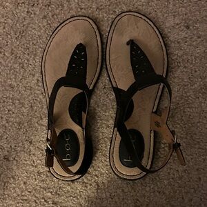 BOC black and tan sandals